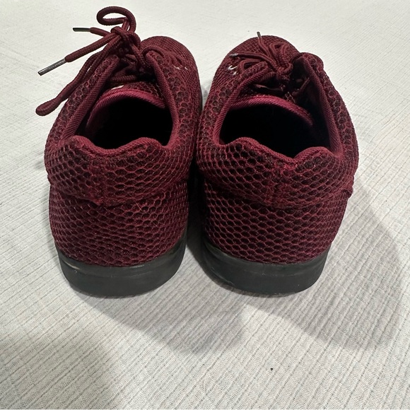 Alpine Swiss Kilian Mesh Red Burgundy Trainer Sneakers • Men’s 7 / Women’s 9 - Picture 5 of 10